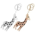 thumbnail image 4 of 2 llaveros con forma de jirafa para colgar en el bolso, llavero decorativo, regalo de fiesta, 4 of 8