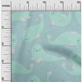 thumbnail image 2 of oneOone Rayon Sky Blue Fabric Kawai Craft Projects Decor Fabric Printed By The Yard 56 Inch Wide, 2 of 5