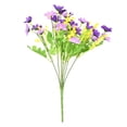 thumbnail image 1 of Artificial falso baile-dama orquídea flor ramo planta hogar oficina decoración púrpura, 1 of 8