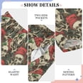 thumbnail image 4 of Wobogo Red Hat Skull Long Pajama Pants Bottoms Soft Sleepwear with Pockets, 4 of 9