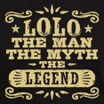 thumbnail image 3 of CafePress - Lolo The Man The Myth The Legend Dark T Shirt - Men's Classic Graphic Cotton T-Shirt, 3 of 4