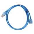 thumbnail image 3 of Cable de extensión USB 3,0 trenzado de nailon, Cable de datos macho a hembra, extensor USB, Cable de transmisión de alta velocidad para impresora de radiador, 3 of 5