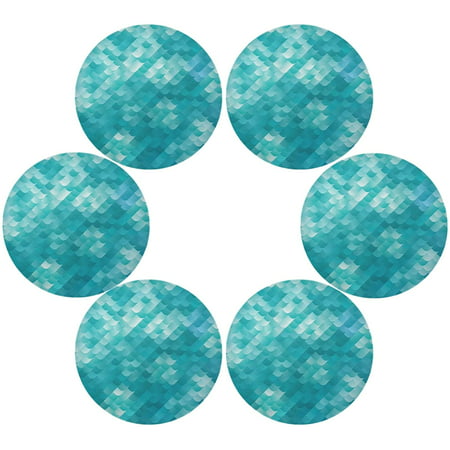 Dining Table Placemat, Turquoise Round Table Mats