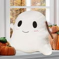 thumbnail image 3 of Holloyiver Ghost Halloween Pillows Decorative,Cute Scythe-Wielding Ghost Pillow Decorative,Spooky Pillow 15.8 x 19.7Inch Ghost Decor Stuffed Halloween Pillow for Couch Home Sofa Cushion(White), 3 of 5