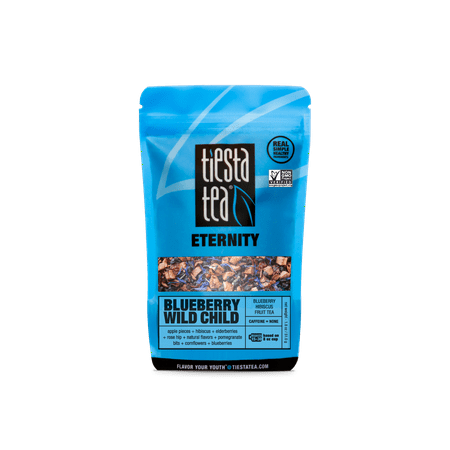 Tiesta Tea Eternity, Blueberry Wild Child, Loose Leaf Herbal Tea Blend, Caffeine Free, 1.8 Ounce