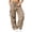 Khaki, variant on Baggy Cargo Pants for Women Drawstring Waist Parachute Trousers Pants for Women with Pockets Loose Fit Streetwear for Outdoor Activities and Daily Wear