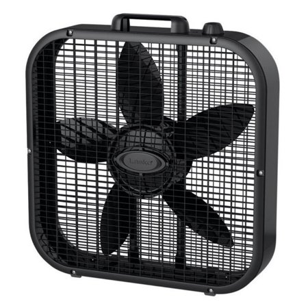 Lasko Lasko B20401 3-Speed Box Fan, Black, 20"
