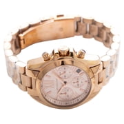Michael Kors Womens Bradshaw Mini Rose Gold-Tone Chronograph Watch, MK5799