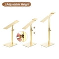 thumbnail image 3 of Soporte de exhibición de zapatos Unique Bargains 2 Paquete ajustable Altura Metal oro, 3 of 6