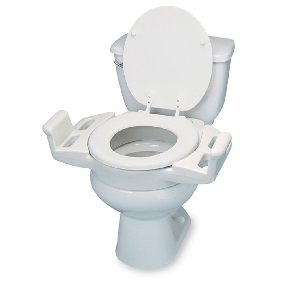 Ableware 725600050 Elevated PushUp Toilet Seat with ArmrestsStandard