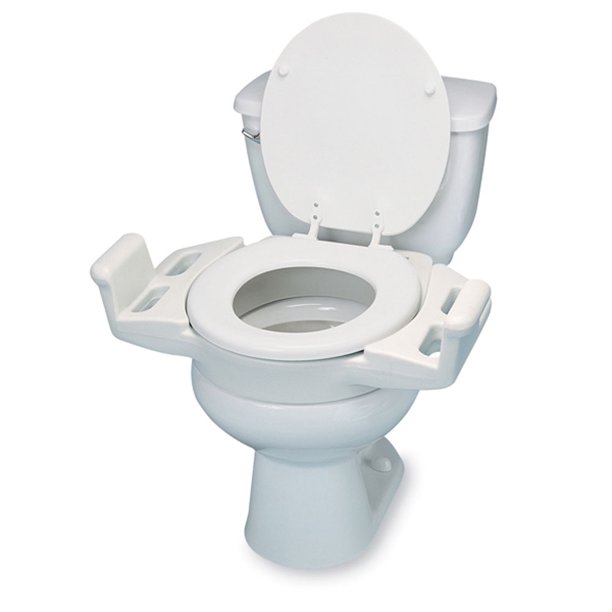 Ableware 725600050 Elevated PushUp Toilet Seat with ArmrestsStandard