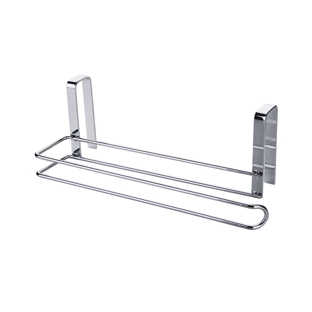 NUOLUX Stainless Steel Roll Paper Towel Holder Storage Rack Kitchen Cupboard Tissue