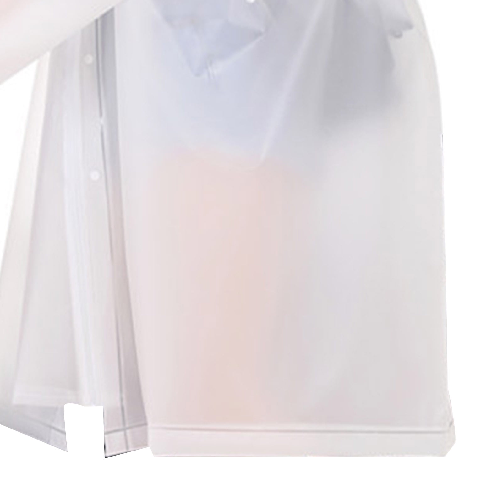 Qukaim Impermeable pour le cyclisme adulte Poncho de pluie EVA respirant a capuche Poncho de pluie pour velo d exterieur pour homme femme Blanc L