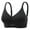 Black, variant on Women Lace Bra Non Padded Wireless Comfortable Breathable Push Up Adjustable Straps Thin Non Rim Gathering Adjusting Everyday Daily Life