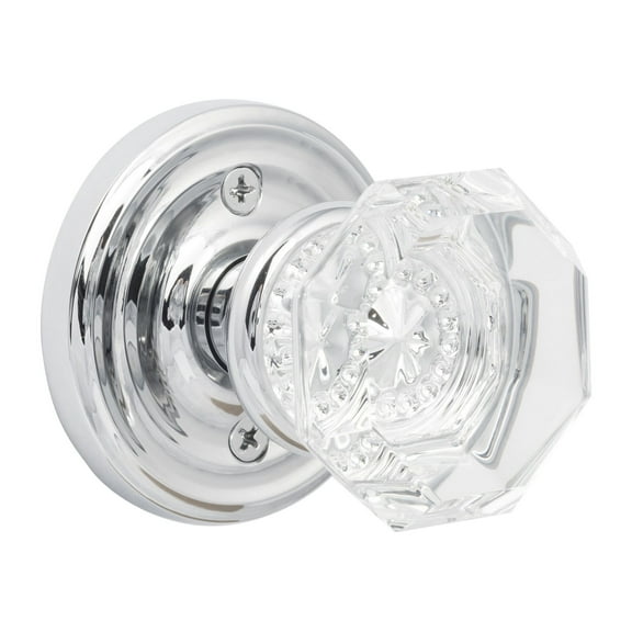 Sure-Loc Torrey Single Dummy Knob Silver Polished Chrome Chrome Finish