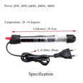 thumbnail image 5 of Aquarium Submersible Fish Tank Automatic Water Heater Constant Temperature Heating Rod, 5 of 5