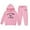 Light Pink-1, variant on ChaoLingNeng Kids Sweatsuit Set Girls Cute Print Crewneck Long Sleeve Warm Hoodie Pullover Tops Sweatshirt Pants Sport Fall Outfits for Girls,10-11 Years