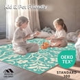 thumbnail image 4 of ODIKA 2'x3' Machine Washable Non-Slip Area Rug, Art Nouveau Floral Vine Scroll Design with Elegant High Traffic Rug with Pad, Ivory, 533250, 4 of 8