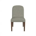 thumbnail image 6 of HomePop Rounded Back Upholstered Dining Chair, Gray, 6 of 9