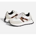 thumbnail image 5 of LUCKY STEP Womens Platform Shoes Chunky Fashion Lace-up Sneakers Casual Shoes,Grey&Leopard, 5 of 10