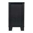 thumbnail image 6 of Emma + Oliver 59" Engineered Wood Buffet Sideboard Storage Cabinet for Kitchen/Dining Room with 3 Drawers and 3 Tempered Glass Doors in Black, 6 of 11