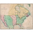 thumbnail image 2 of 1803 Map Of North American Showing The Major Divisions By European National Possession. History, 2 of 2