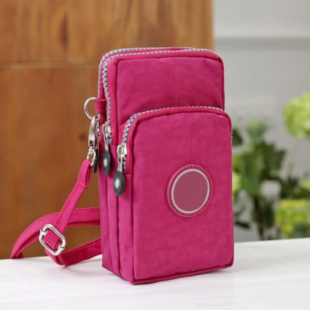 Women Storage Bags Case For Mobile Phones Bags Multi-purpose Makeup Wallet Crossbody Bag Handbags Pouch Belt Shoulder