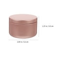 thumbnail image 2 of 12PCS Candle Tin Travel Tins Round Metal Tins Candle Containers Candle Jars 50ml, 2 of 8