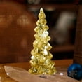 thumbnail image 4 of Lighted Christmas Tree Ornaments Mercury Glass Christmas Tree Figurines with LED Lights Tabletop Lighted Xmas Tree Battery Operated Table Centerpiece for Holiday Fireplace Decor Winter Gifts, 4 of 6