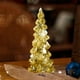 thumbnail image 4 of Herunwer Mercury Glass Christmas Tree Silver Plate Glass Figurines, Silver Finish Light up Christmas Tree Ornaments Holiday Table Centerpiece Tabletop, 4 of 6