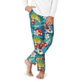 thumbnail image 2 of Susaid Japanese Koi Print Soft Teen Sleep Pants, Long Pajama Bottoms with Two Pockets and Elastic Waist, Designed for Ages 5-16-Medium, 2 of 6
