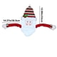 thumbnail image 3 of Christmas Tree Topper Hat Christmas Santa Claus For Holiday Xmas Trees Ornament Christmas Decorations Party Supplies, 3 of 8