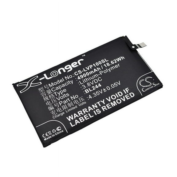 4900mAh BL244 Battery for Lenovo Vibe P1 P1c72 P1 Turbo P1c58