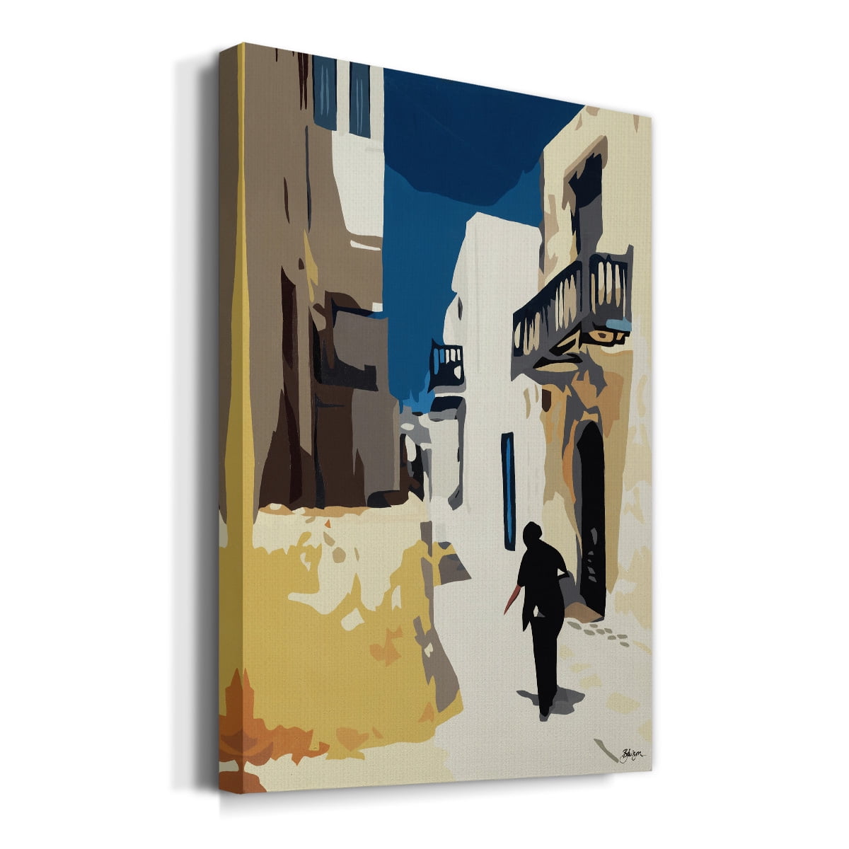 Mykonos 3 Premium Gallery Wrapped Canvas - Ready to Hang