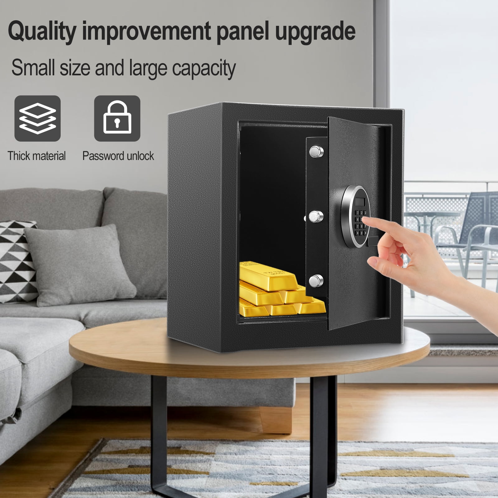 electronic in room safe with large lcd display brands