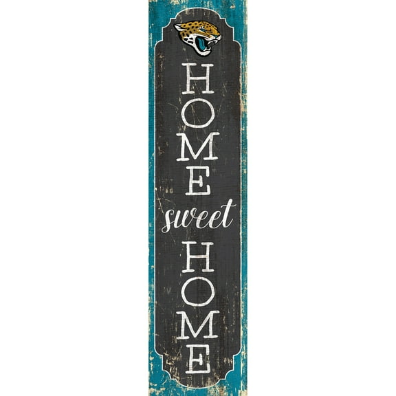 Jacksonville Jaguars 24" Home Sweet Home Leaner Sign