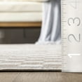 thumbnail image 2 of Nuloom Nikita SpinClean Faded Geometric Machine Washable Area Rug, 8', Round, Nikita Beige, 2 of 9