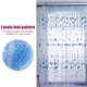 thumbnail image 2 of 1x2M decorativo hoja transparente tul gasa puerta ventana habitación cortina transparente cortina azul, 2 of 8