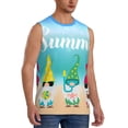 thumbnail image 2 of Balery Hello Summer Gnome 1 Camisetas sin mangas para hombre, absorbe la humedad y protege contra el mal olor.-Medium, 2 of 7
