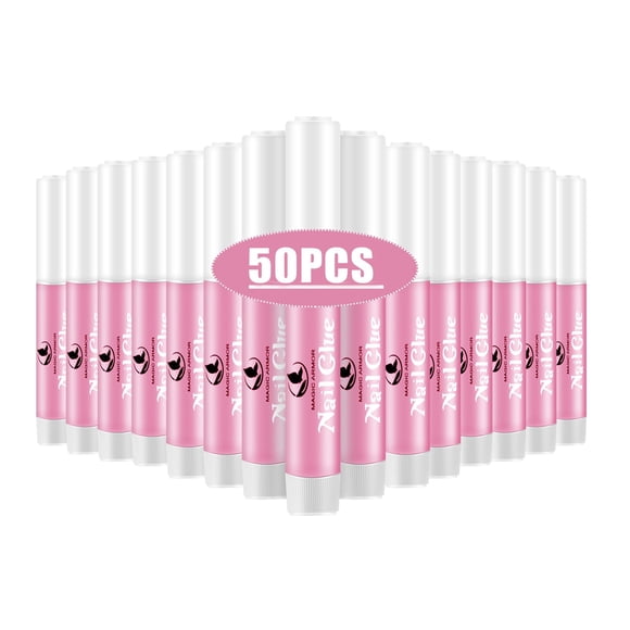 Pegamento de uñas Magic Armor, 50 unidades, para uñas acrílicas, 2 g, larga duración