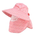 thumbnail image 1 of CSChome Chapeau de Protection Visage Chapeau Extérieur Doux Respirant Polyester Chapeau Pare-Soleil Accessoires de Conduite, 1 of 7