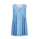 thumbnail image 5 of Vestido de Verano Casual, Vestido de Cuello en V sin Mangas Impreso Suelto Hecho de Poliéster Cómodo para el Uso Diario de Verano de Primavera, Vestido de Verano de Mujer, 5 of 5
