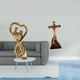 thumbnail image 2 of Figuras de pareja, estatuas, recuerdos, regalos, esculturas para enamorados, adornos para aniversario, familia, Jesús, adorno decorativo, artesanías,, 2 of 8