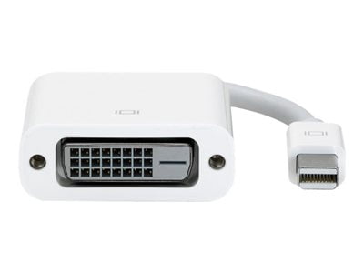 8IN MINI DISPLAYPORT MALE TO DVI FEMALE ADAPTER CONVERTER WHITE