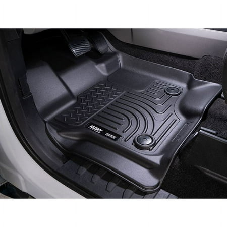 Husky Liners — Weatherbeater Fits Fits 2022 - 2023 Acura MDX - Front & 2nd Row Liner - Black  3 pc. | 95181
