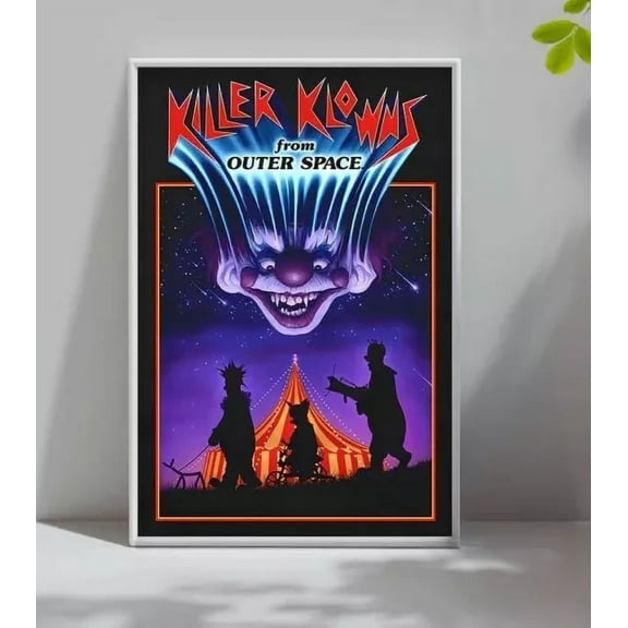 POSTER Killer Klowns-Inspired Poster, Horror Artwork, Limited Edition Wall Art UNFRAMED, 8x12