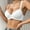 White, variant on Women's Thin Solid Color Comfortable Breathable Push Up Bra With Underwire Triple Bra Bra Packs Sports Bras for Women Women Bras Neck Bra High Support Sports Bra No Wire Bra Women Bras plus Size