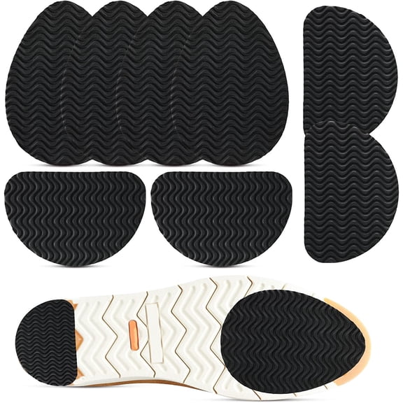 Pack of 8 Anti Slip Shoe Grips Non Slip Shoes Pads Self Adhesive Sole