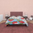 thumbnail image 4 of Delightful Strawberry Funda Nórdica Juego de Dormitorio Boho, Colcha Bonita, Colcha Girly, 4 of 6