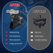 MOCA AUTOPARTS Engine Motor and Transmission Mount Kit Fit for 2006-2010 Honda Civic 1.8L